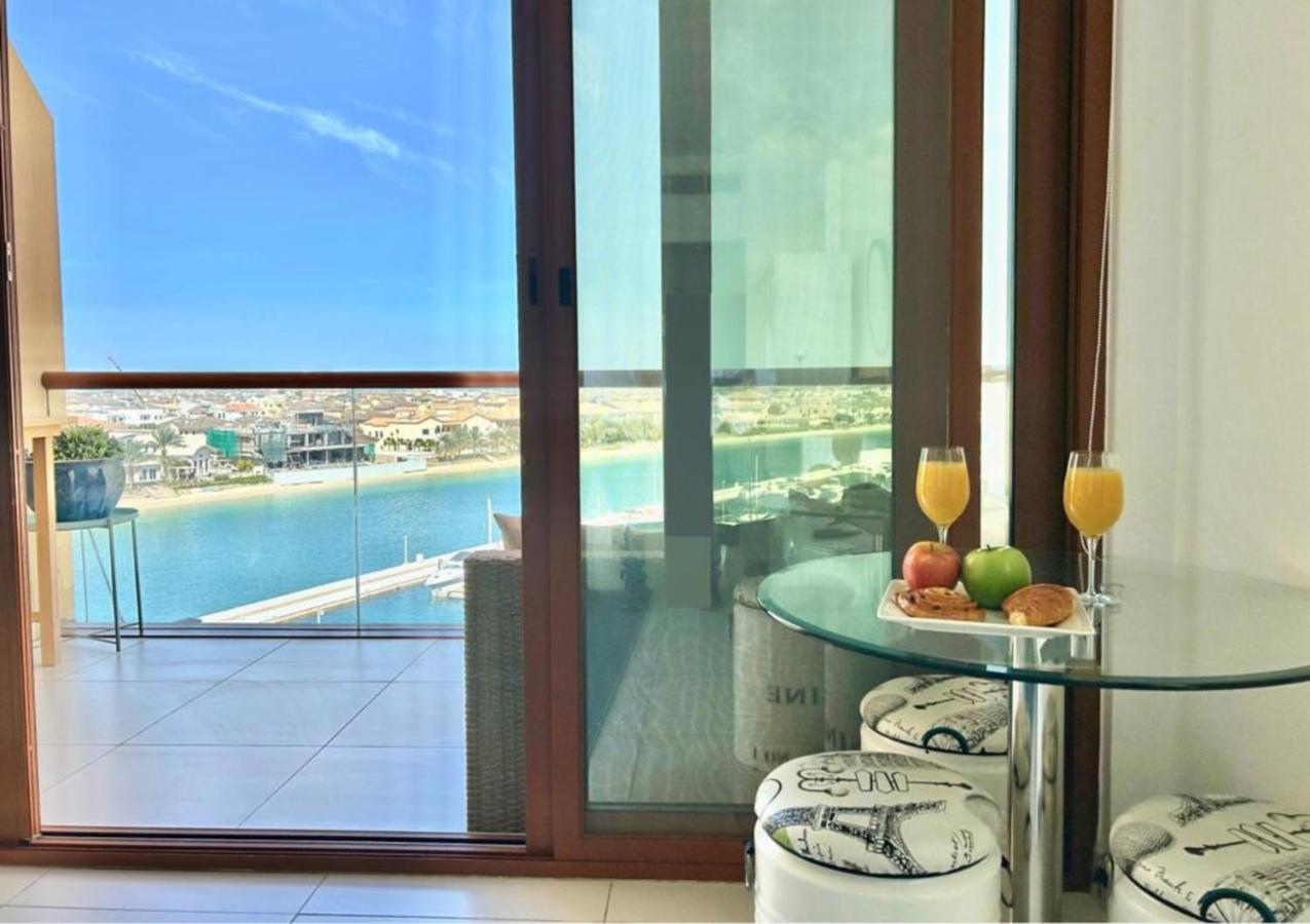 Luxury On The Palm With Marina View Balcony Apartment Dubai Bagian luar foto