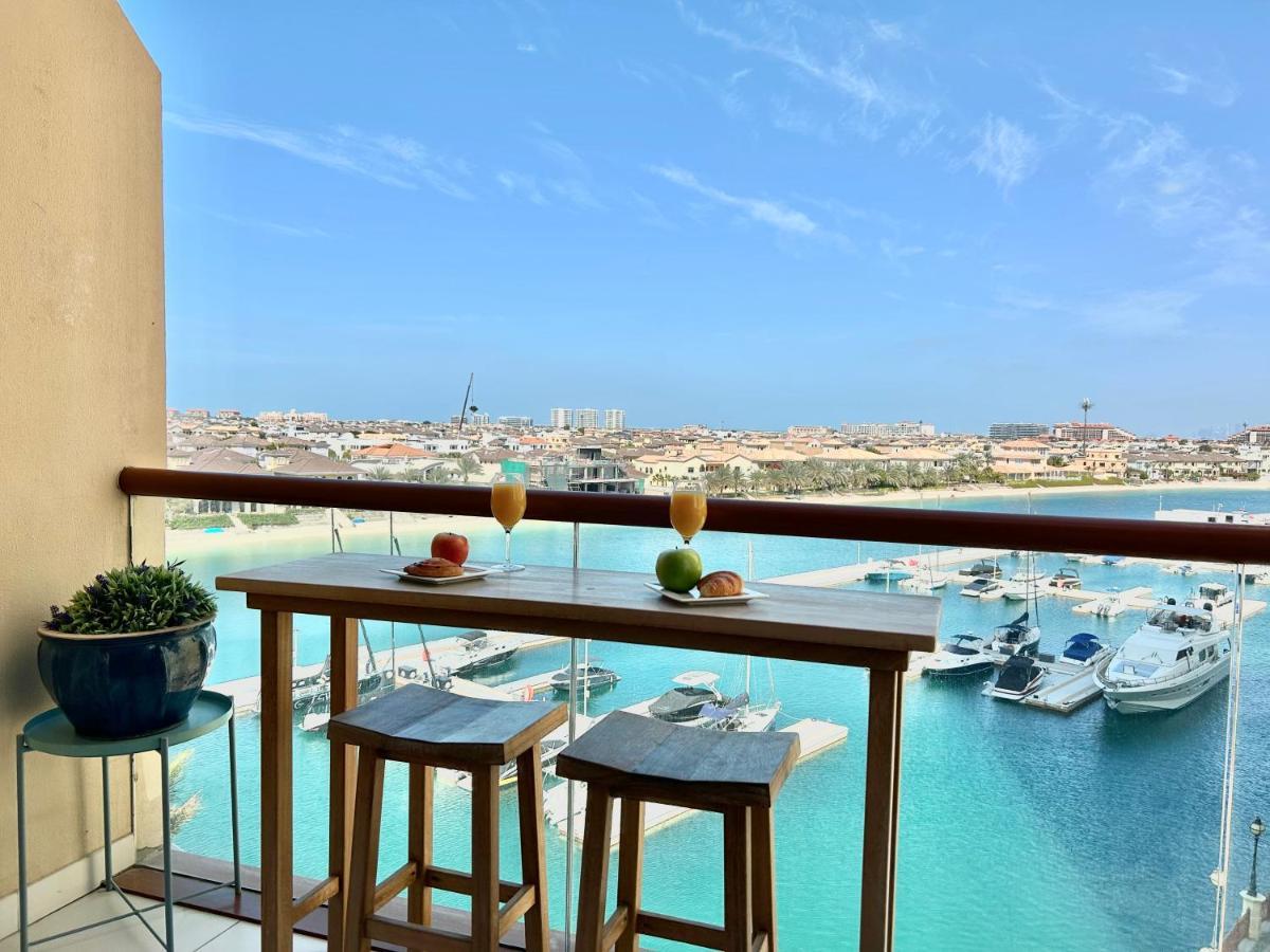 Luxury On The Palm With Marina View Balcony Apartment Dubai Bagian luar foto